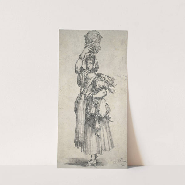 Jardinière au vase by Jacques Bellange