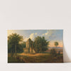 Javanese Temple In Ruins (1860) by Raden Saleh