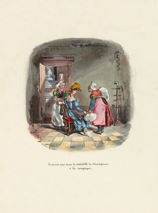 Je suivis avec tout le déshabillé la blanchisseuse à la campagne (1828)