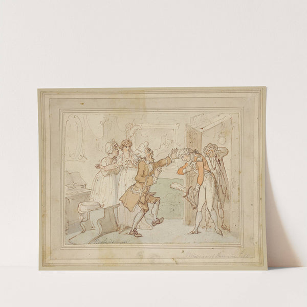 Jealousy by Thomas Rowlandson