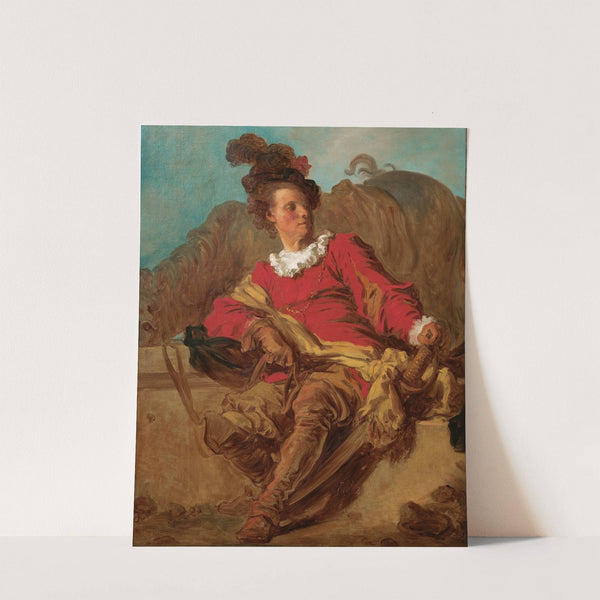 Jean-Claude Richard, Abbot of Saint-Non, Dressed &#039;a l&#039;Espagnole&#039; by Jean-Honoré Fragonard