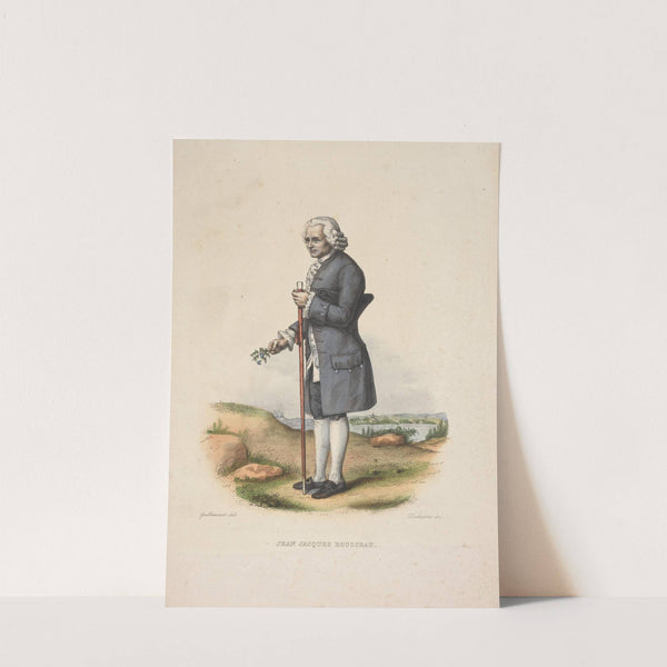 Jean Jacques Rousseau by Louis-Jean-Desire Delaistre