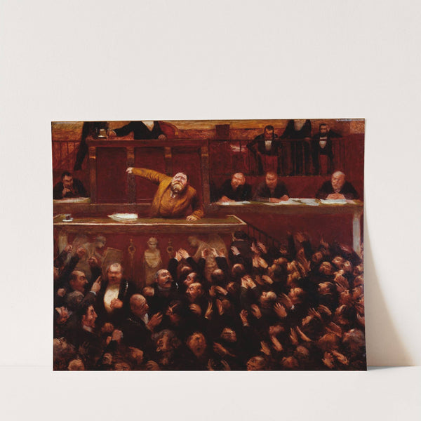 Jean Jaurès (1859-1914), à la tribune de la Chambre des députés (1903) by Jean Veber