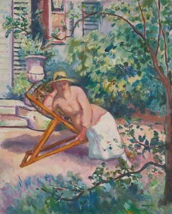 Jeanne Dans Le Jardin De Neuilly