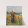 Jeannine Gleaning by Daniel Ridgway Knight