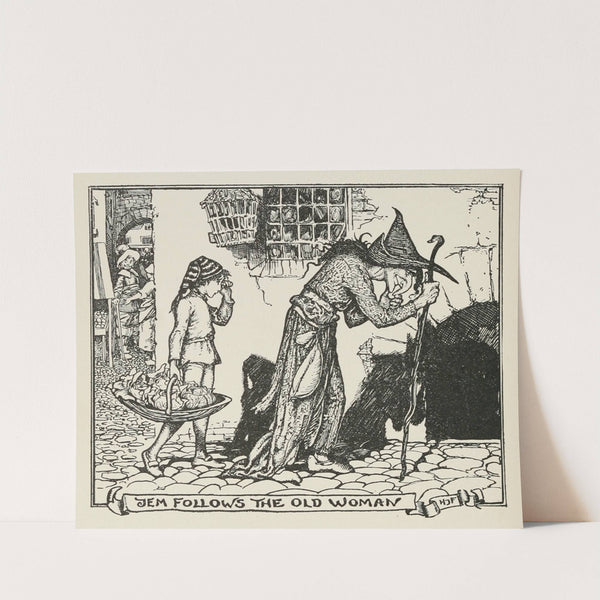 Jem follows the Old Woman by Henry Justice Ford