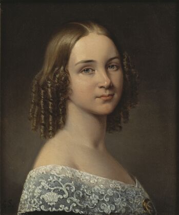 Jenny Lind (1820-1887), singer, married to pianist Otto Goldschmidt