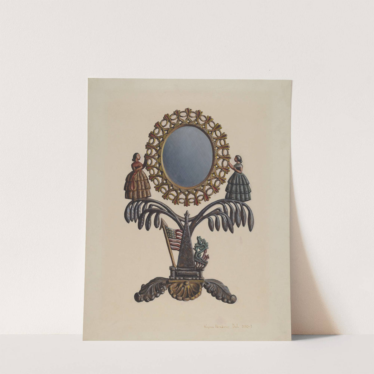 Jenny Lind Mirror by Regina Henderer