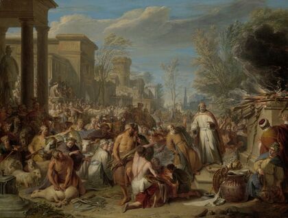 Jeroboam Sacrificing to the Idols