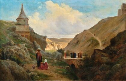 Jerusalem, Kidron Valley with the Tomb of Absalom