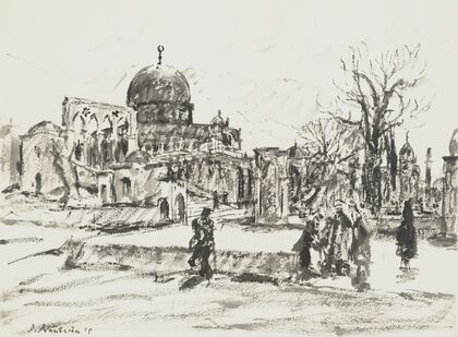 Jerusalem vor der Omar-Moschee