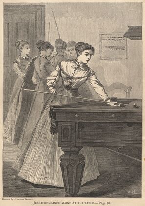 Jessie Remained Alone at the Table (1868)