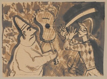Jester and Harlequin (1933)