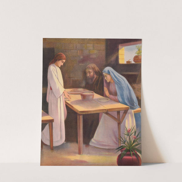 Jesus and his home at Nazareth by Stecher Litho. Co