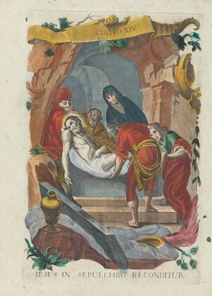 Jesus in Sepulchro Reconditur
