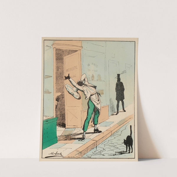 Jésus, Seigneur Mr Duvernois qui se dirige du côté de ma boutique by Moloch (Alphonse Hector Colomb)