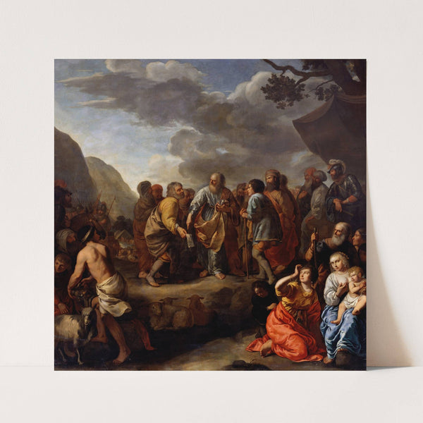 Jethro advising Moses by Jan van Bronchorst