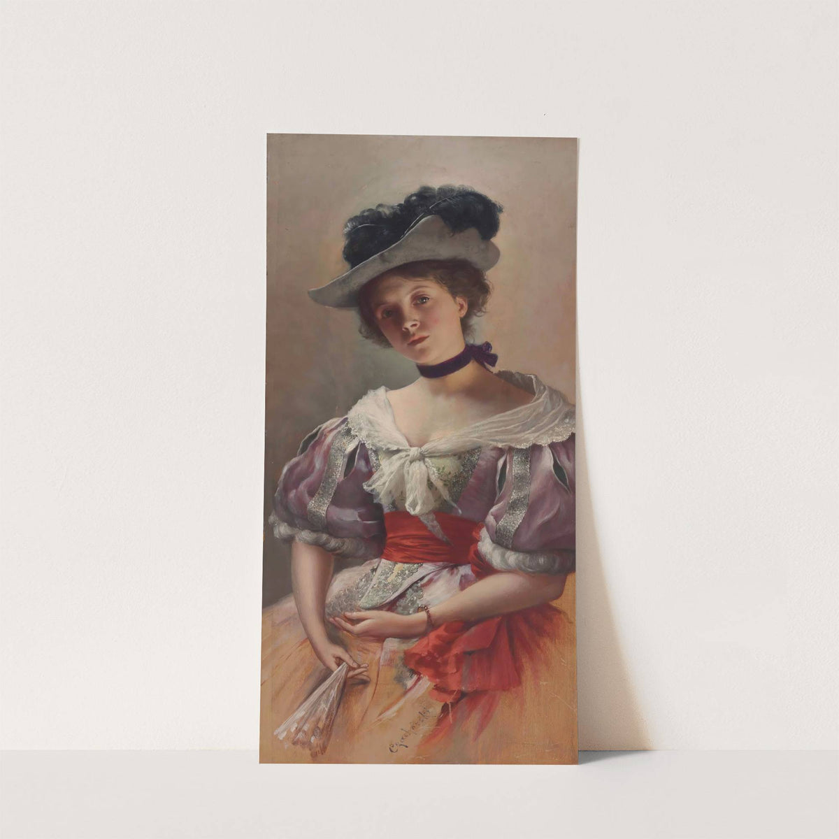 Jeune belle by Władysław Czachórski