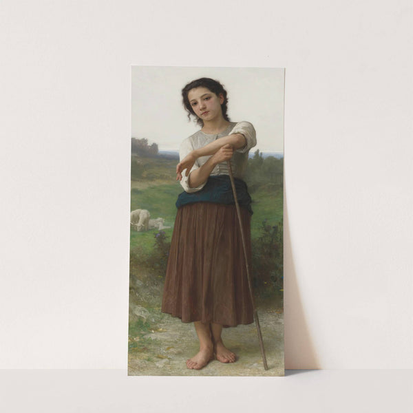 Jeune bergère debout (1887) by William Bouguereau