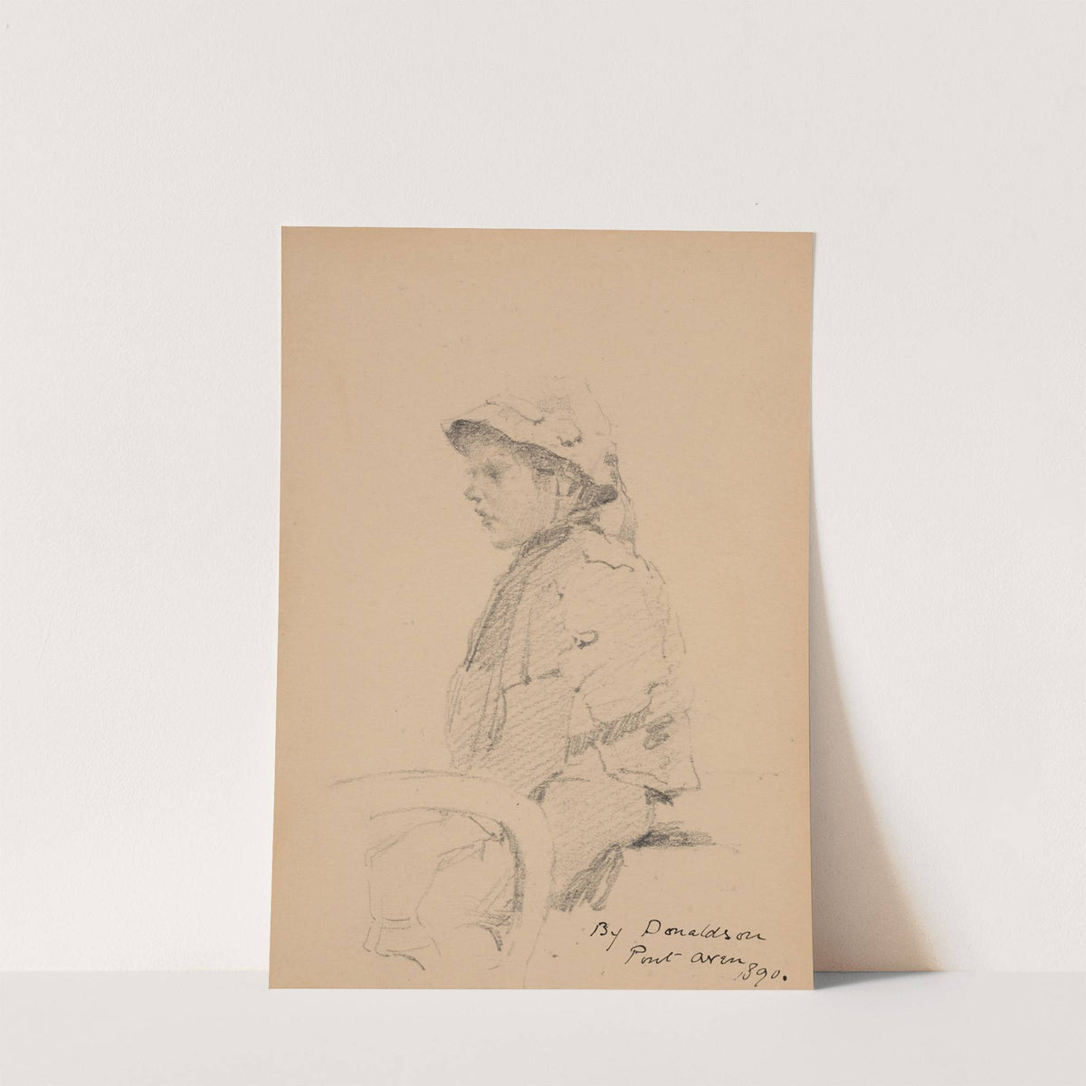 Jeune Bretonne Jeune Bretonne assise by James Henry Donaldson