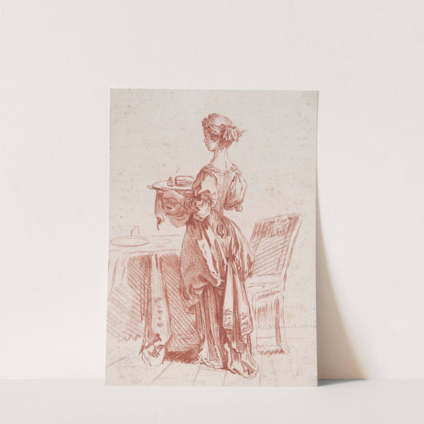 Jeune femme by Gilles Demarteau the Elder