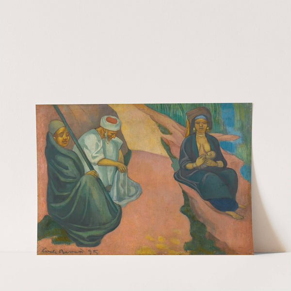 Jeune Femme Allaitant (La Fuite En Égypte) (1895) by Emile Bernard