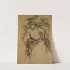 Jeune femme assise by Edgar Degas