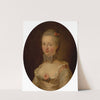 Jeune femme aux fleurs dans les cheveux by Louis-Michel Van Loo
