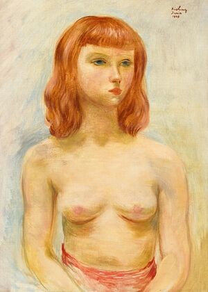 Jeune femme blonde