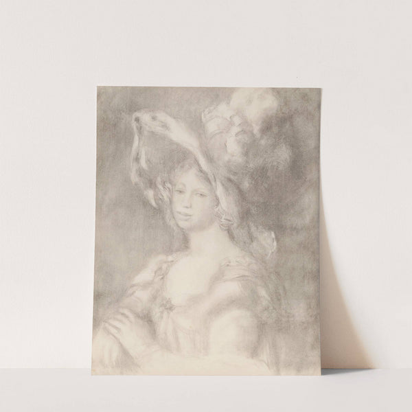 Jeune femme en buste (Mlle. Diéterle) (circa 1899) by Pierre-Auguste Renoir