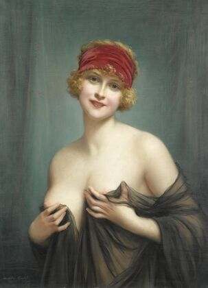 Jeune Femme En Deshabille