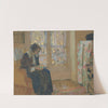Jeune femme lisant, Lucie Belin chez elle (1916) by Édouard Vuillard