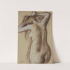 Jeune femme nue se coiffant (circa 1889-1890) by Edgar Degas