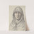 Jeune femme portant un voile, vue de face by Nicolas Lagneau