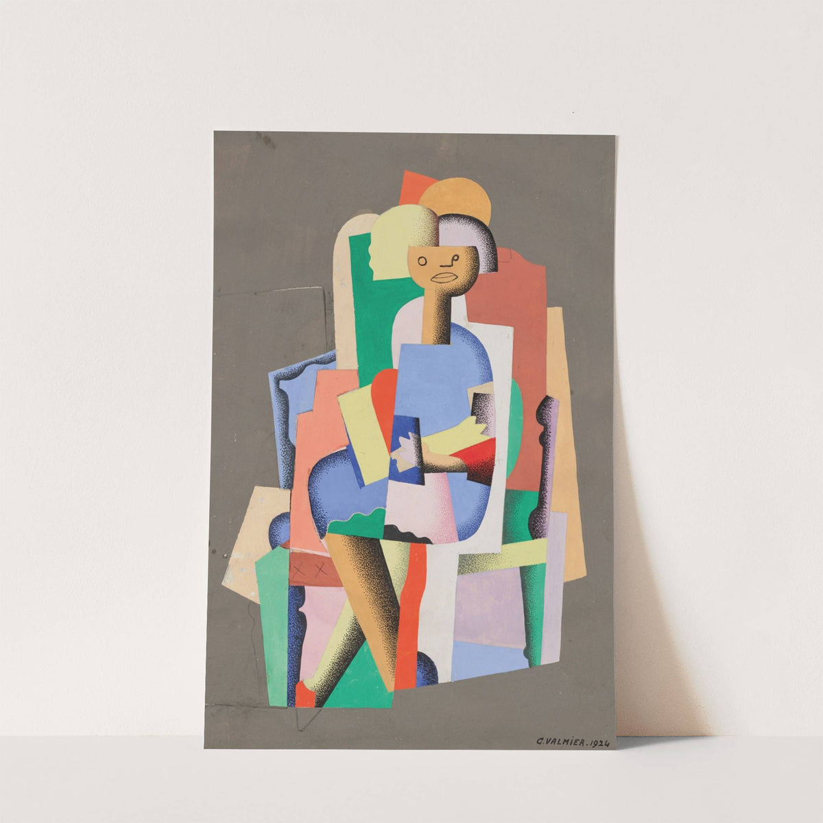 Jeune fille assise (1924) by Georges Valmier