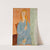 Jeune fille assise, les cheveux dénoués (Jeune fille en bleu) (1919) by Amedeo Modigliani
