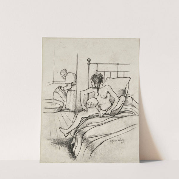 Jeune fille au tub (1896) by Suzanne Valadon