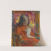 Jeune fille cousant by Henri Lebasque