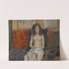 Jeune fille dans un intérieur by Georges Lemmen
