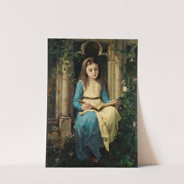 Jeune fille lisant by Charles Louis Müller