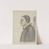 Jeune homme aux cheveux courts, de profil à gauche by Nicolas Lagneau