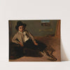 Jeune italien assis by Jean-Baptiste-Camille Corot