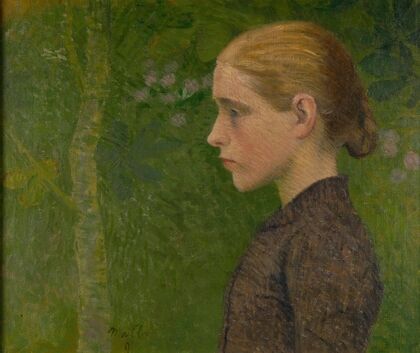 Jeune paysanne en buste (1891)