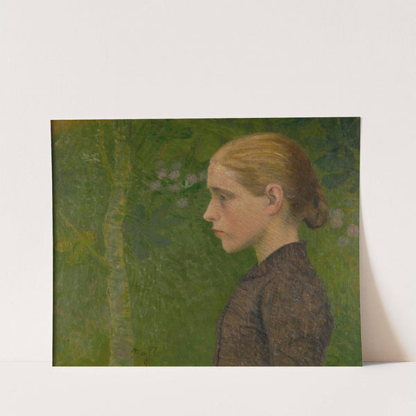 Jeune paysanne en buste (1891) by Aristide Maillol
