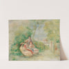 Jeunes femmes dans un jardin (1895) by Pierre-Auguste Renoir