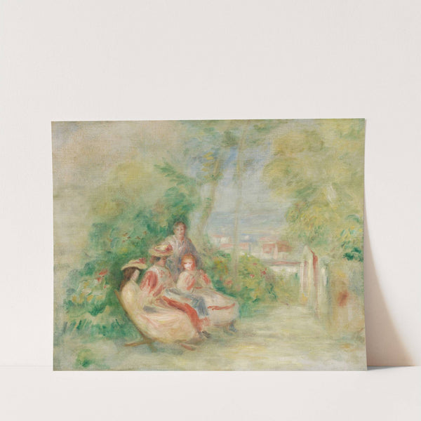 Jeunes femmes dans un jardin (1895) by Pierre-Auguste Renoir