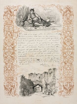 Jewess of Algiers and a Street in Algiers (1838)