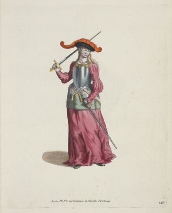 Joan of Ark, surnamed The Maid of Orleans. Jeanne D’Ark, surnommée la Pucelle d’Orleans. (1757-1772)