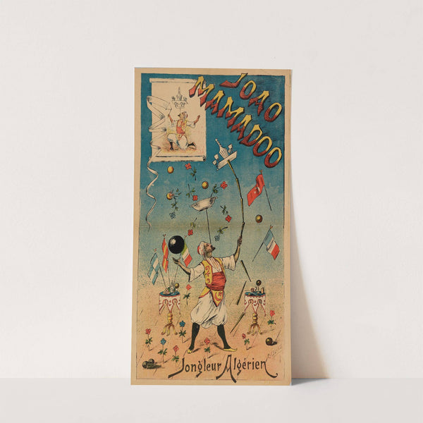 Joao Mamadoo Jongleur Algérien (1880-1900) by C. Glanz