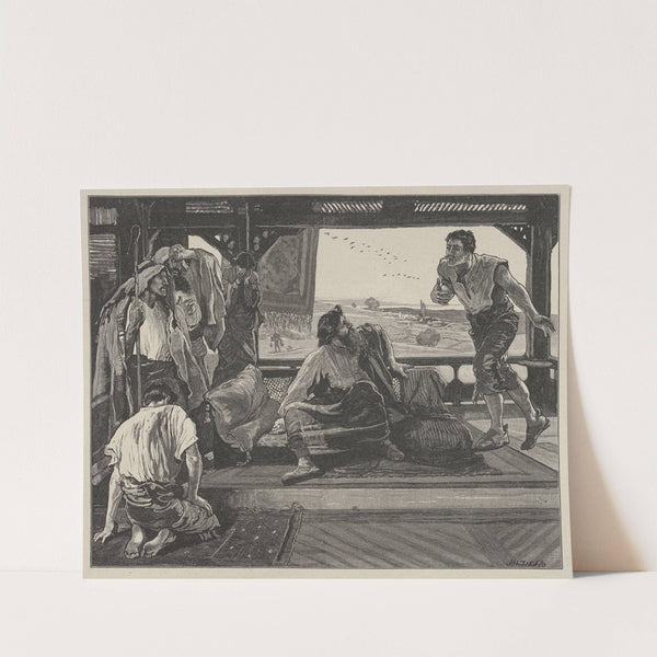 Job Receiving the Messengers (1876–81) by William Small